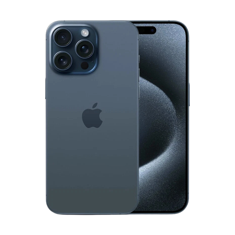 Pre-owned iPhone 15 Pro Max eSIM Blue 256GB