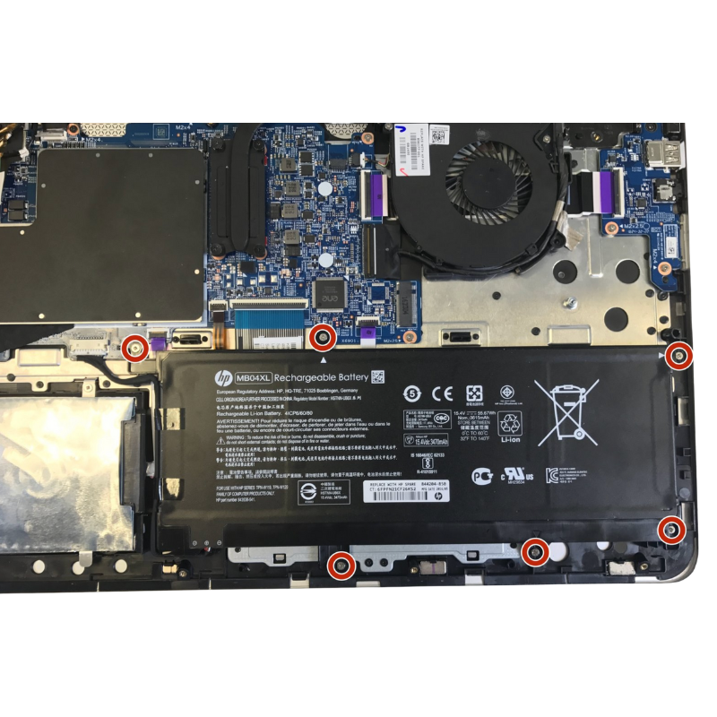 HP EliteBook battery replacement