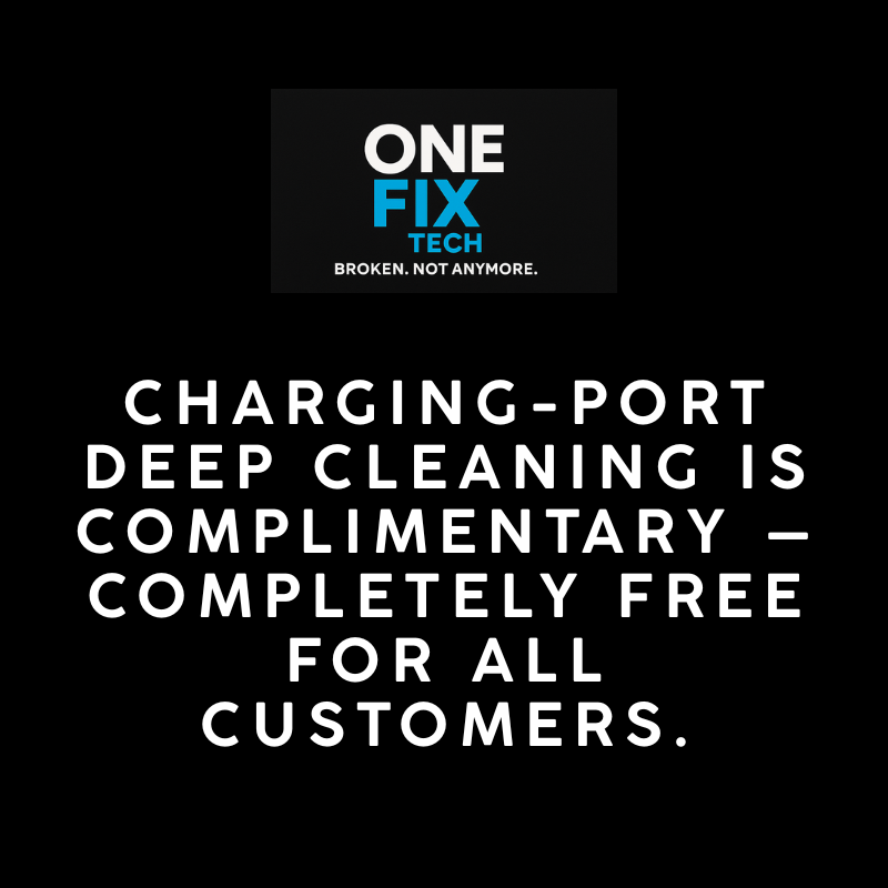 iPhone 11 Pro Max charging port cleaning