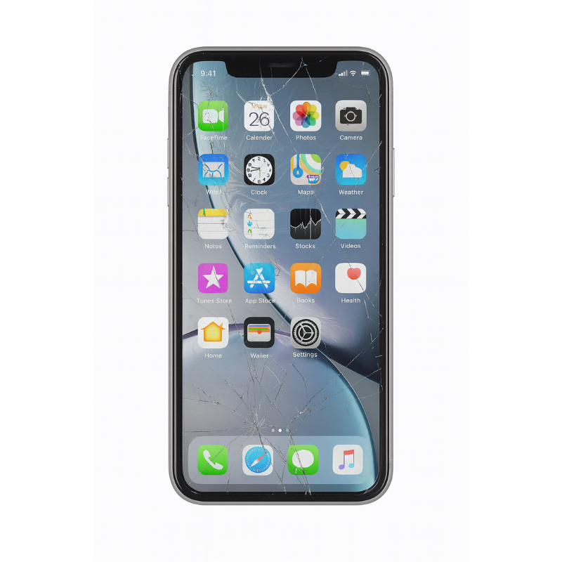 iPhone X cracked OLED screen repair