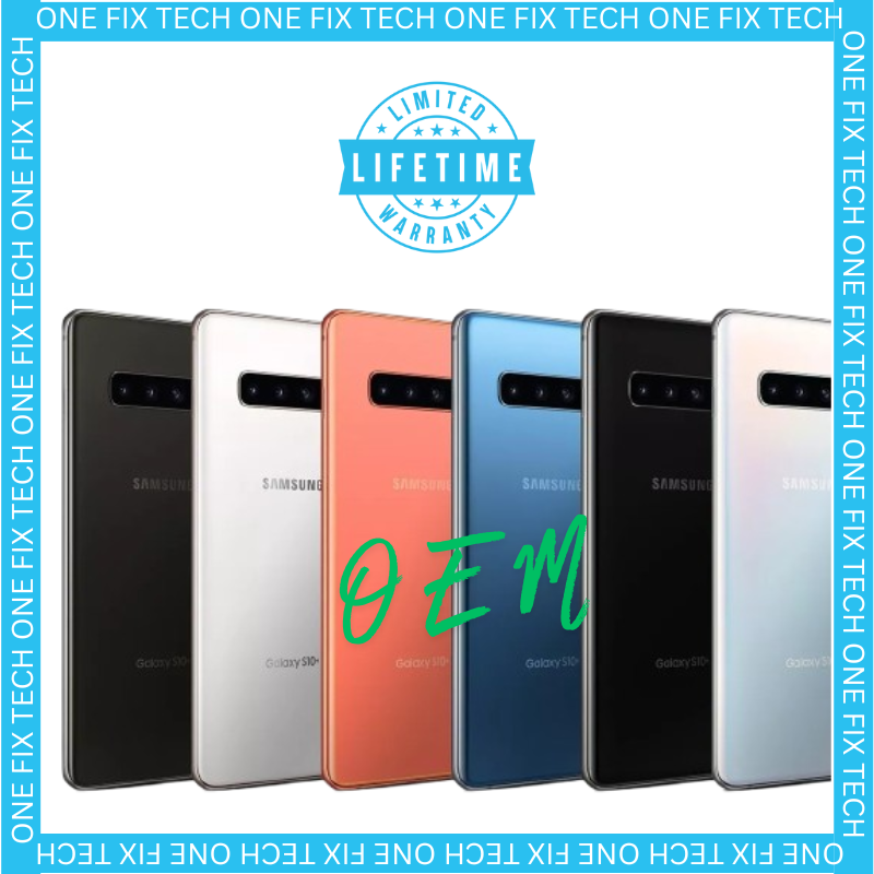 Samsung Galaxy S10 5G back glass Premium Platinium