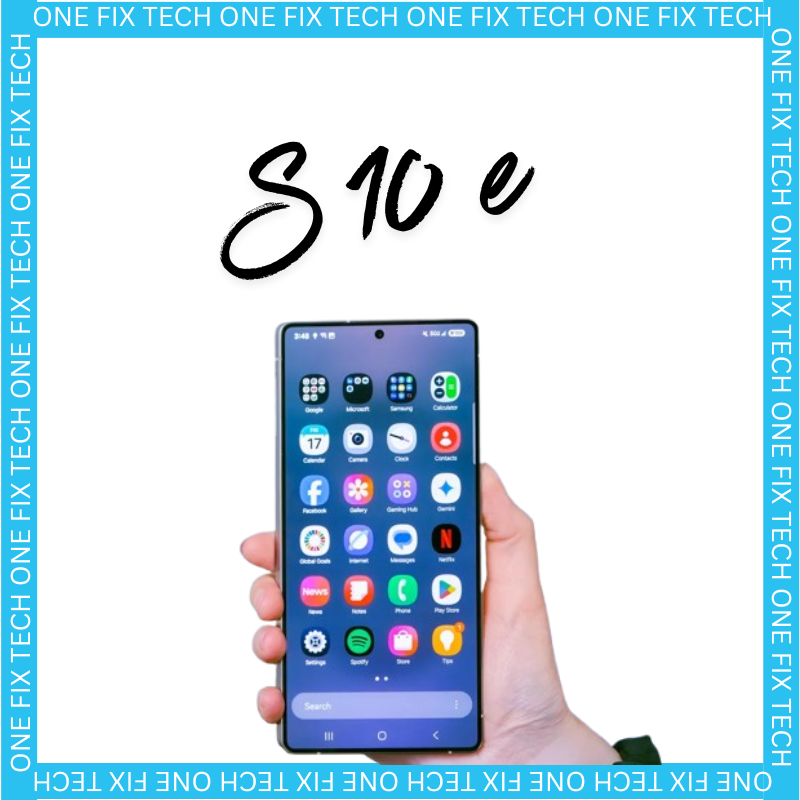 Samsung Galaxy S10e screen replacement with housing