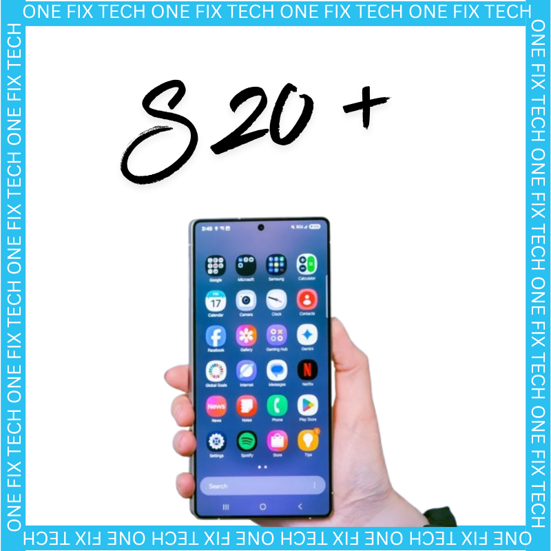 Samsung Galaxy S20 Plus screen replacement with housing