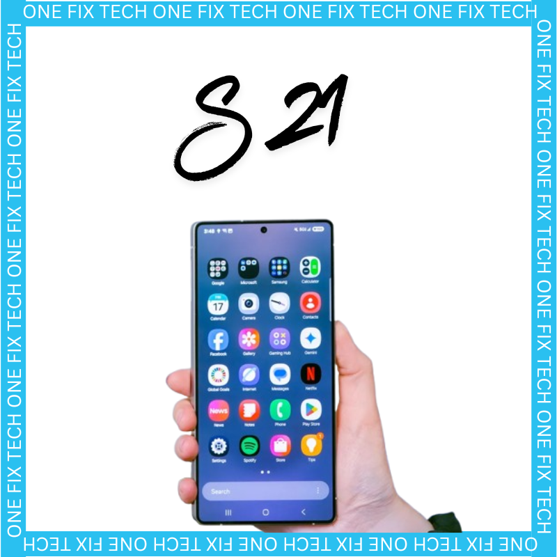 Samsung Galaxy S21 screen replacement with housing