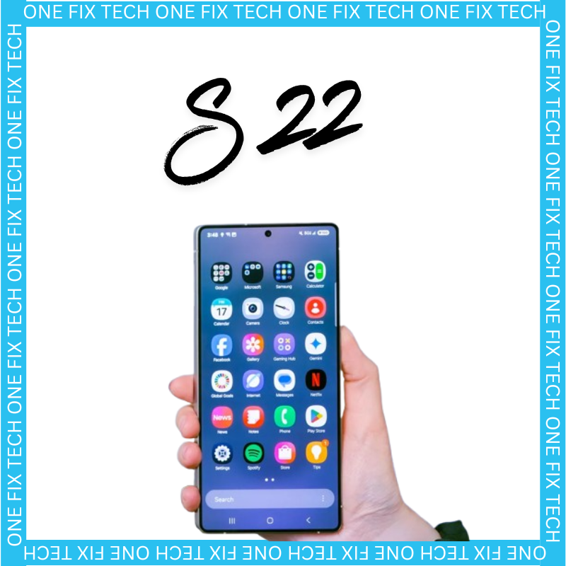 Samsung Galaxy S22 screen replacement with housing