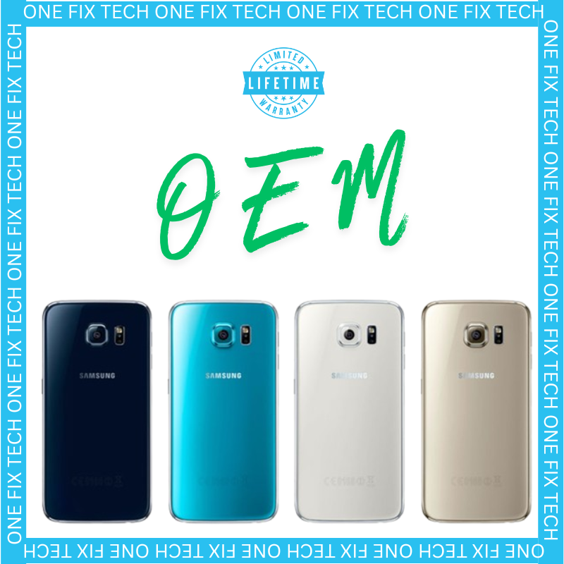 Samsung Galaxy S6 back glass Premium Platinium