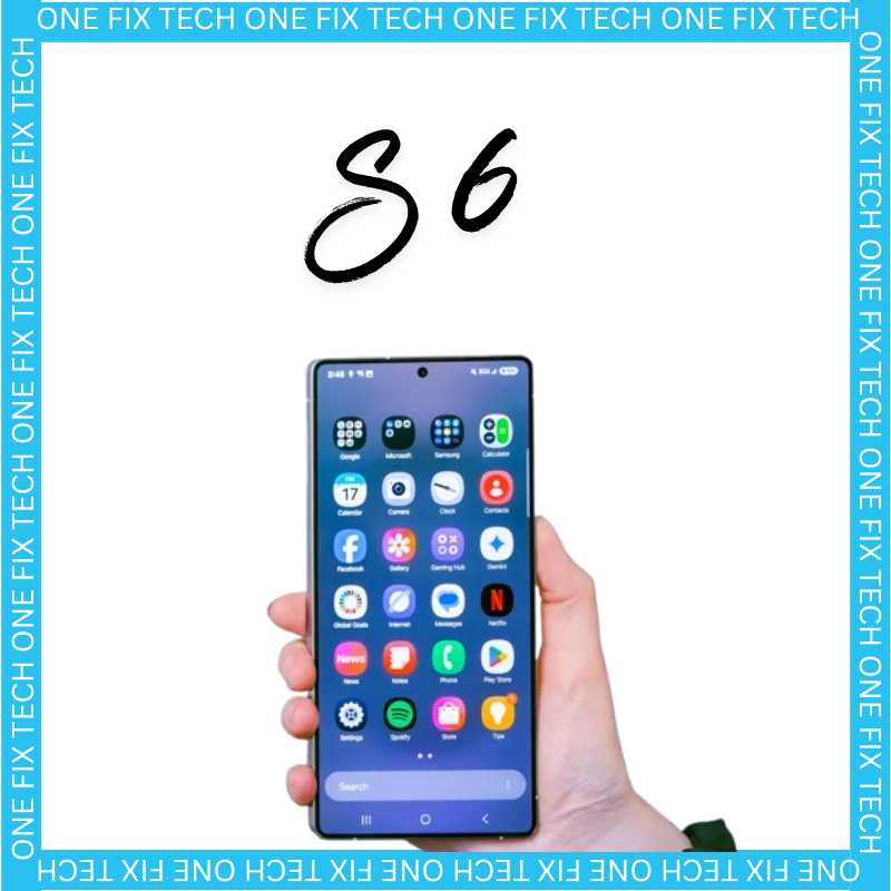 Samsung Galaxy S6 screen replacement with housing