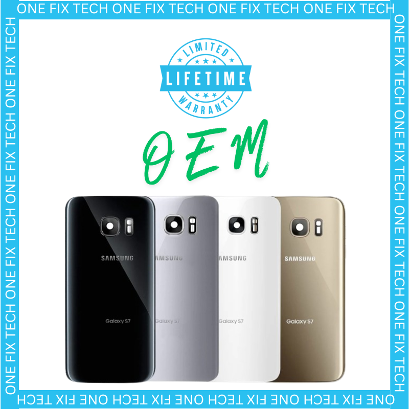 Samsung Galaxy S7 back glass Premium Platinium