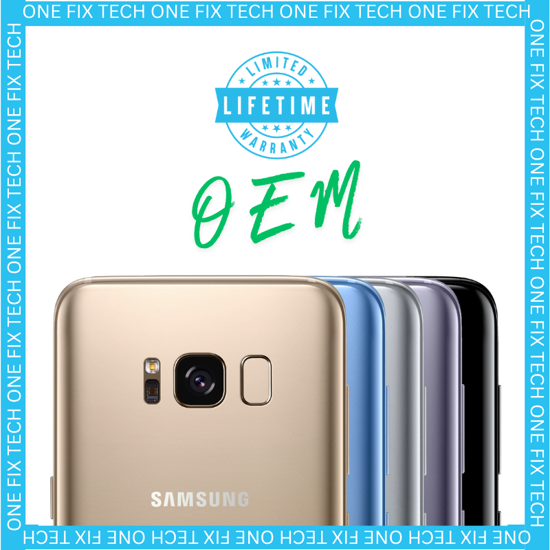 Samsung Galaxy S8 Plus back glass Premium Platinium